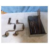Vintage Hand Drills and Bits