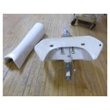 White Ceramic Pedestal Bathroom Sink