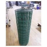 Roll of Green Coated Fencing