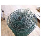 Roll of Green Coated Fencing