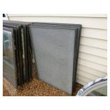 7 Aluminum Frame Windows with Screens