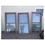 3 Vinyl Hung Windows