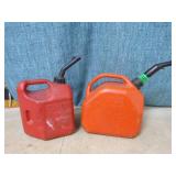 2 Gas Cans with Nozzles
