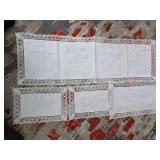 Bundle Of Linen Cutwork, Hand-Made Dresser Scarves, Runners, Doilys, Tablecloths