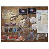 Bundle Of Biker Pins & Patches