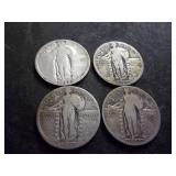 1926, 1927, 1928, 1928 S Standing Liberty Quarters