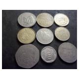 Old Pesos From Central America