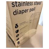 Ubbi Stainless Diaper Pail, Odor Locking
