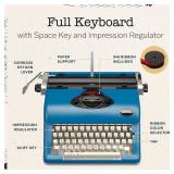 Maplefield Vintage Manual Typewriter - Sea foam Gr