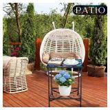 Cinnvoice Outdoor Side Table 2-Tier Mosaic