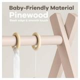 Comfy Cubs Baby Play Gym, Wooden Bar & Toys