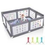 Baby Playpen for Babies and Toddlers, 71x60 in
