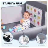 Baby Playpen for Babies and Toddlers, 71x60 in