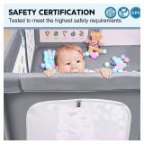 Baby Playpen for Babies and Toddlers, 71x60 in