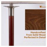 Walnut Brown Modern Floor Lamp, Dimmable