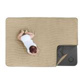 Ubbi Tummy Time Floor Mat   Taupe, 40.5x56.5