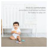 Ubbi Tummy Time Floor Mat   Taupe, 40.5x56.5