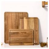YSTKC Acacia Wood Cutting Board Set of 3