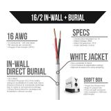 Voltive 16/2 Speaker Wire, UL Listed