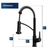 Scottsdale Matte Black Kitchen Faucet
