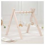 Comfy Cubs Baby Play Gym, Wooden Bar & Toys