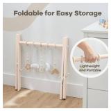 Comfy Cubs Baby Play Gym, Wooden Bar & Toys