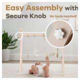 Comfy Cubs Baby Play Gym, Wooden Bar & Toys