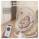 FasonBaby Electric Baby Swing with Melodies