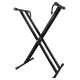 MUZNOTE Double-X Keyboard Stand, 7-Height