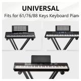 MUZNOTE Double-X Keyboard Stand, 7-Height