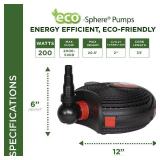 Alpine 5400-GPH Submersible Pond Pump