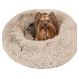 Friends Forever Donut Bed, Faux Fur 30x30x7