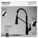 Scottsdale Matte Black Pull-Down Faucet
