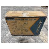 HOMLAND Foldable Rollator with Seat, 8" Wheels