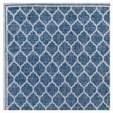 Jonathan Y Trebol Rug, Navy/Gray 6 ft