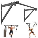 Jusgym Wall Mounted Pull Up Bar, 500LBS