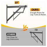 Jusgym Wall Mounted Pull Up Bar, 500LBS