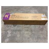 NKZ King Size Metal Bed Frame 16" 2-in-1