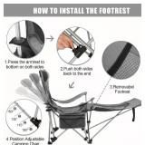 Colingmill 2-Pcs 2-in-1 Reclining Chair Gray