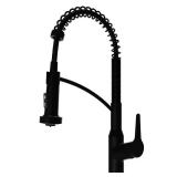 Scottsdale Matte Black Pull-Down Faucet