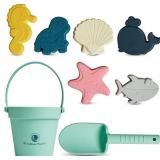 Sea Creatures Beach Toys Set   8-Pc Silicone