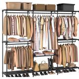 CASAMAYA Clothes Rack, 80.7" Closet, 5 Rods
