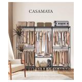 CASAMAYA Clothes Rack, 80.7" Closet, 5 Rods