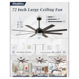 Fanbulous 72" Ceiling Fan with Light
