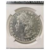 1896 US MORGAN SILVER DOLLAR SLABBED