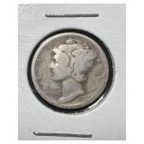 1921 US MERCURY DIME