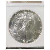 1987 AMERICAN SILVER EAGLE NGC MS69