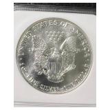 1987 AMERICAN SILVER EAGLE NGC MS69