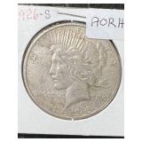 1926-S US PEACE SILVER DOLLAR