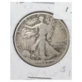 1942 US WALKING LIBERTY HALF DOLLAR